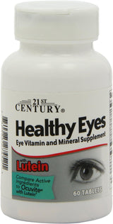 Suplemento 21st Century Ojos saludables de luteína 60 und