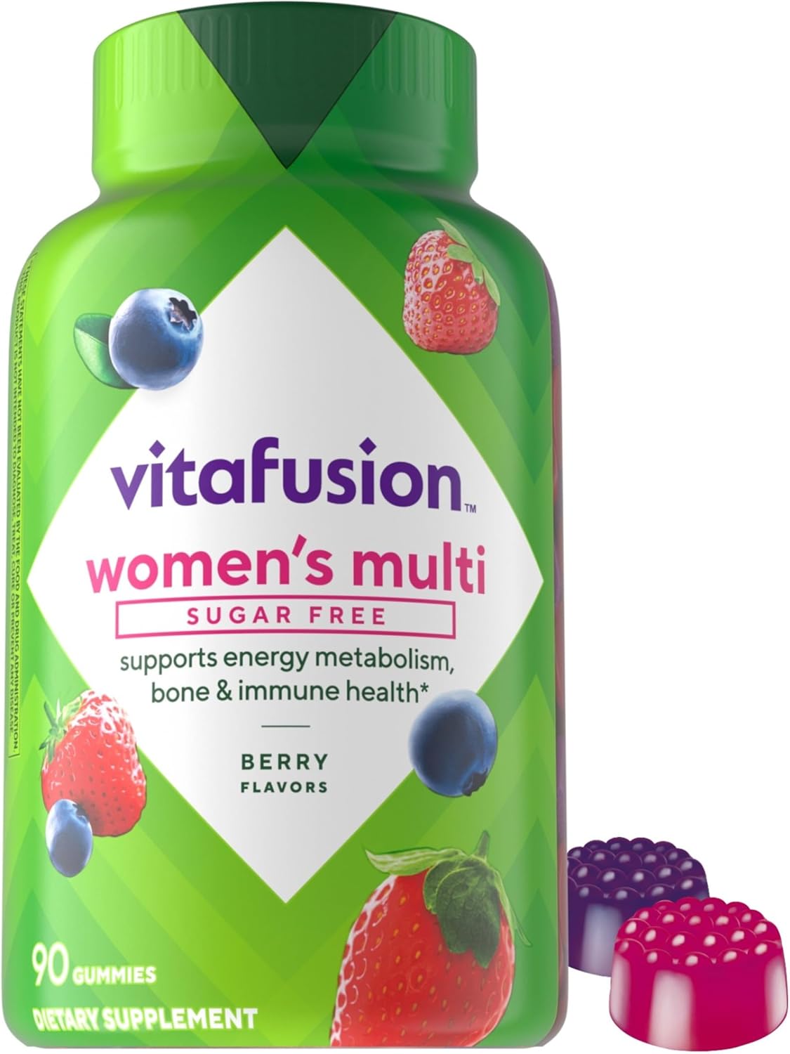 Multivitamínico Gummy Sugar Free Vitafusion, 90 gomitas