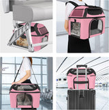 Transportín grande para 2 gatos, Oeko-TEX, aprobado TSA