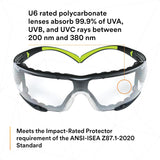 Gafas de seguridad 3M, anti-vaho y anti-rayones, SecureFit 400