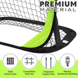 Portería de fútbol portátil desplegable para juegos
