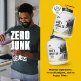 Niveles Proteína de Suero Grass Fed 24G Vainilla 5LB