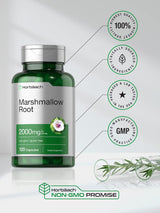 Suplemento Horbaach Cápsulas de raíz de malvavisco  2000 mg