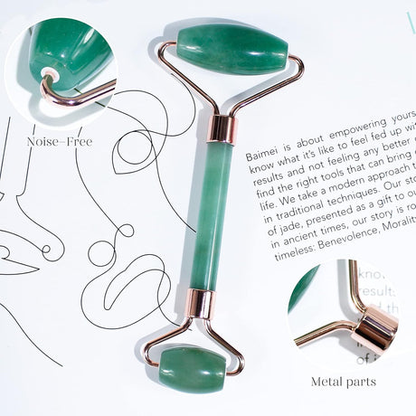 BAIMEI Herramienta de masaje con rodillo facial