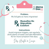 MigraKids Comfort | Suplemento para migraña infantil, 120 cápsulas