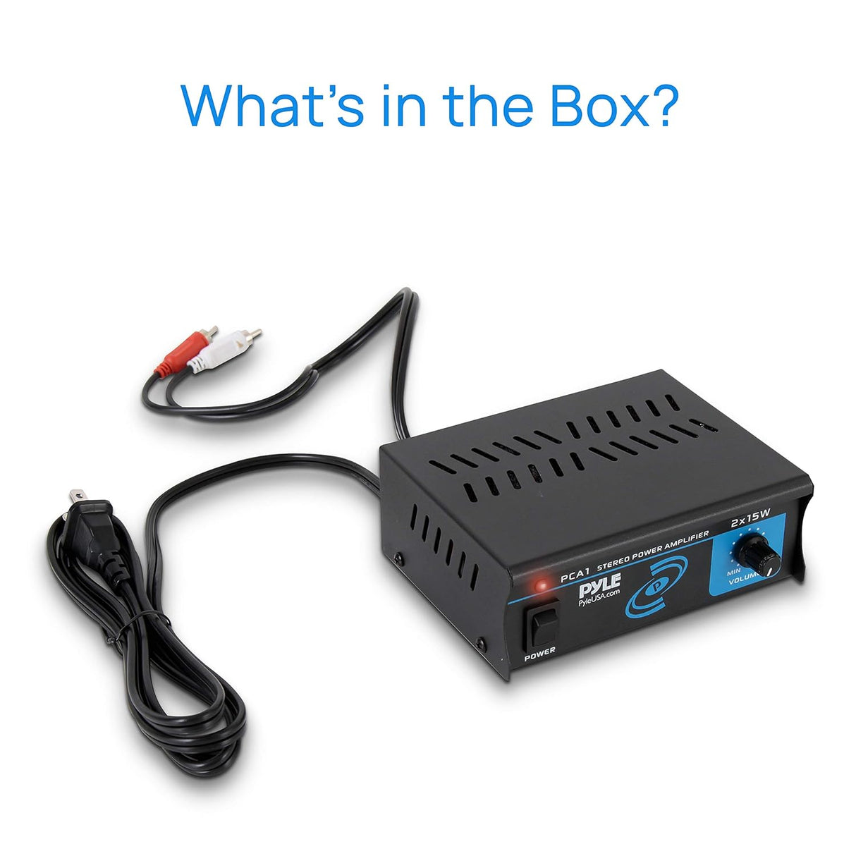 Amplificador de potencia estéreo PYLE-HOME PCA1.5