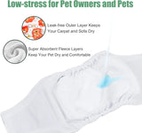 Wegreeco Banda lavable para el vientre para perros(M mágico)