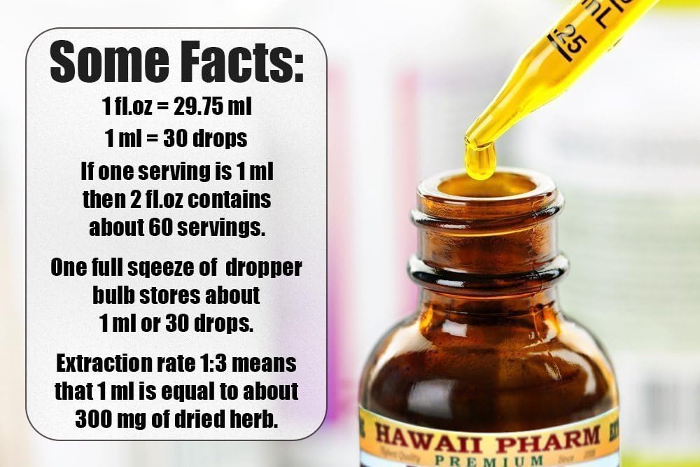Extracto Líquido Sin Alcohol de Valeriana, Hawaii Pharm, 2 fl oz