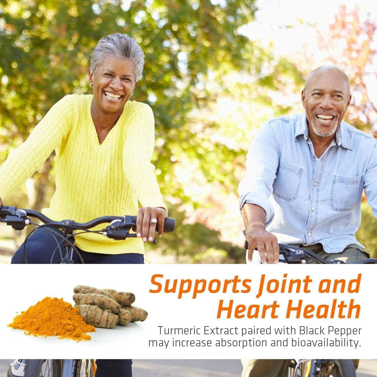 Suplemento Cúrcuma con BioPerine &amp; Jengibre 1950mg