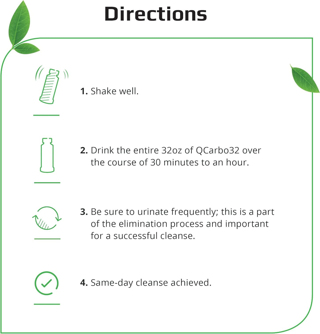 Desintoxicante Herbal Clean Q carbo 32 uva líquida 32 onzas