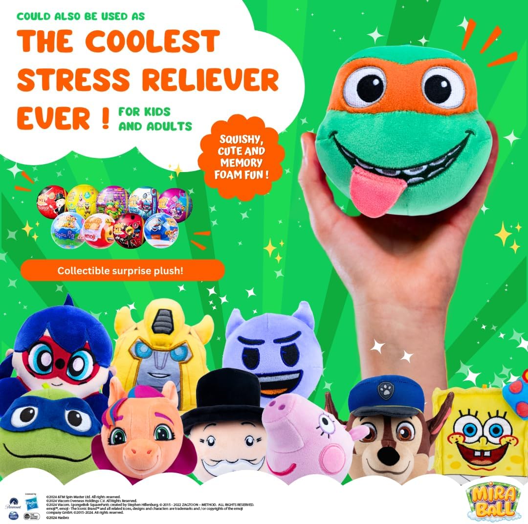 MiraBall Mystery TMNT Plush Expandable MAXI 1-Pack