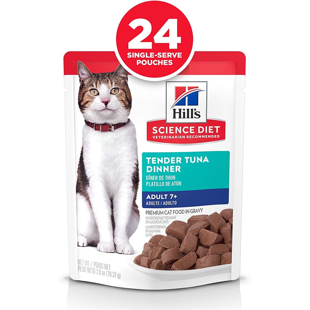 Alimento Bolsa de comida húmeda para gatos paquete de 24