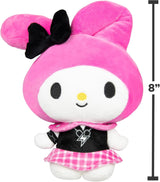 Muñeco de Peluche Punks My Melody - Sanrio Jazwares 8 pulgadas