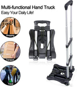 Carretilla Plegable Sutekus 110-lbs Ligera para Viajes