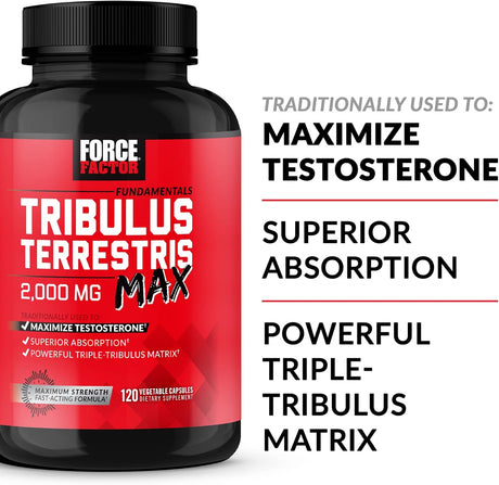 Suplemento Tribulus Terrestris Max  refuerzo de testosterona