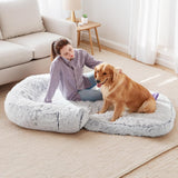 Cama para humanos y perros YAEM, plegable y lavable, 74x44