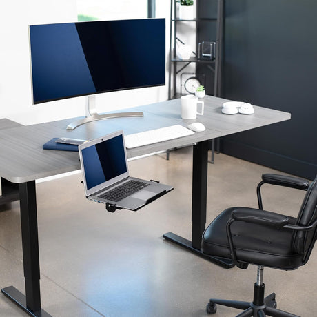 Bandeja giratoria para laptop VIVO, ergonómica, MOUNT-LAP1CB