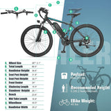 Bicicleta Eléctrica ANCHEER 500W, 21 Velocidades, Gladiator