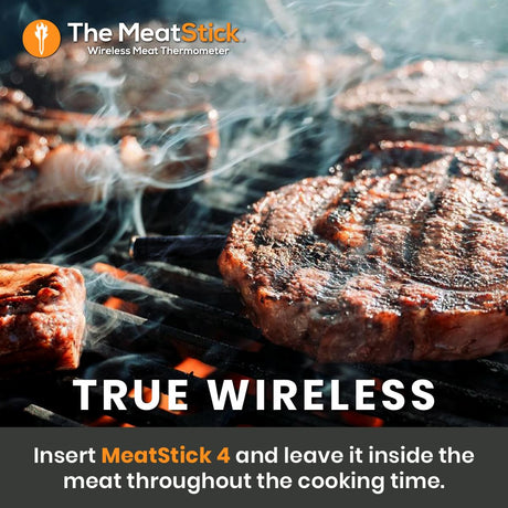 Termómetro de carne MeatStick 4 WiFi | Inalámbrico y Cuádruple