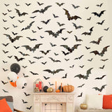 Stickers de Murciélago 3D Halloween, Decoración Removible