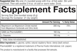 Suplemento Magnesio en polvo 300 mg, con GABA y L-teanina