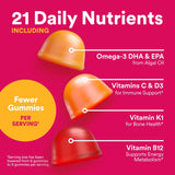 Gomitas Multivitamínicas SmartyPants, Omega 3, 90 Unidades