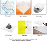 Art3d 3D Revestimiento con textura 3D para pared color gris