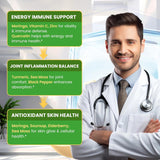 Extracto Líquido de Moringa, Moringa Plus, 1000 mg con Cúrcuma, Zinc y Vitamina C, 2 oz