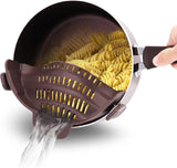Colador de silicona con clip NutriChef NCCW14SBRSDRA