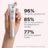 Crema facial con factor de protección solar de 50 Bronceado