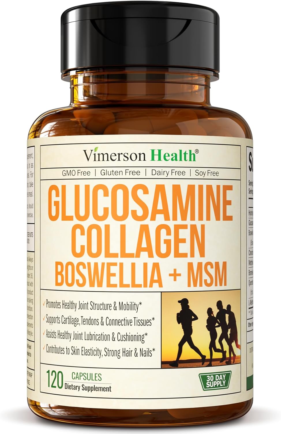 Suplemento de condroitina de colágeno y sulfato de glucosam