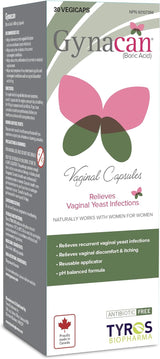 Ácido bórico 600 mg-Cápsulas vaginales Alivia las infeccion