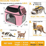 Transportín grande para 2 gatos, Oeko-TEX, aprobado TSA