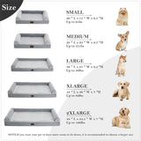 Cama ortopédica para perros WNPETHOME, con funda impermeable