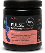 Suplemento Pre Entrenamiento Natural Sin Cafeína Blue Razz