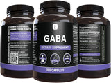 Suplementos PURE  GABA (365 cápsulas) sin magnesio