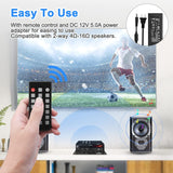 Amplificador de Audio 400W Bluetooth 5.0, Modelo AK-380