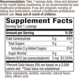 Natures forma de vitamina B-12 – 2000 mcg – 100 lozenges
