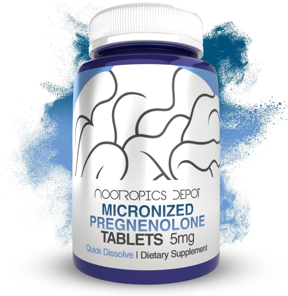 Tabletas de Pregnenolona 5mg Nootropics Depot | 120 Contenido