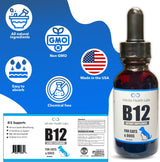 Vitaminas B-12 líquida para perros aumenta la energía