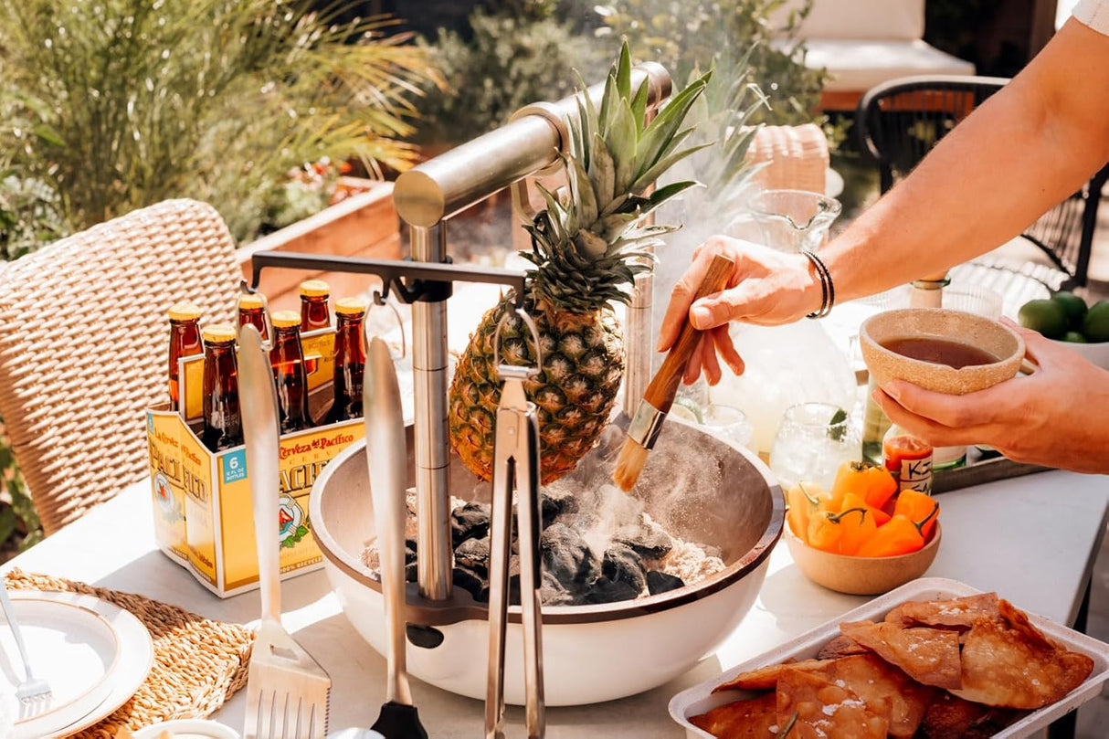 Soporte y herramientas BBQ BOLA | Juego para parrilla BOLA