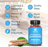 Gomitas de Ashwagandha - Suplemento para Enfoque y Energía - 60 u.