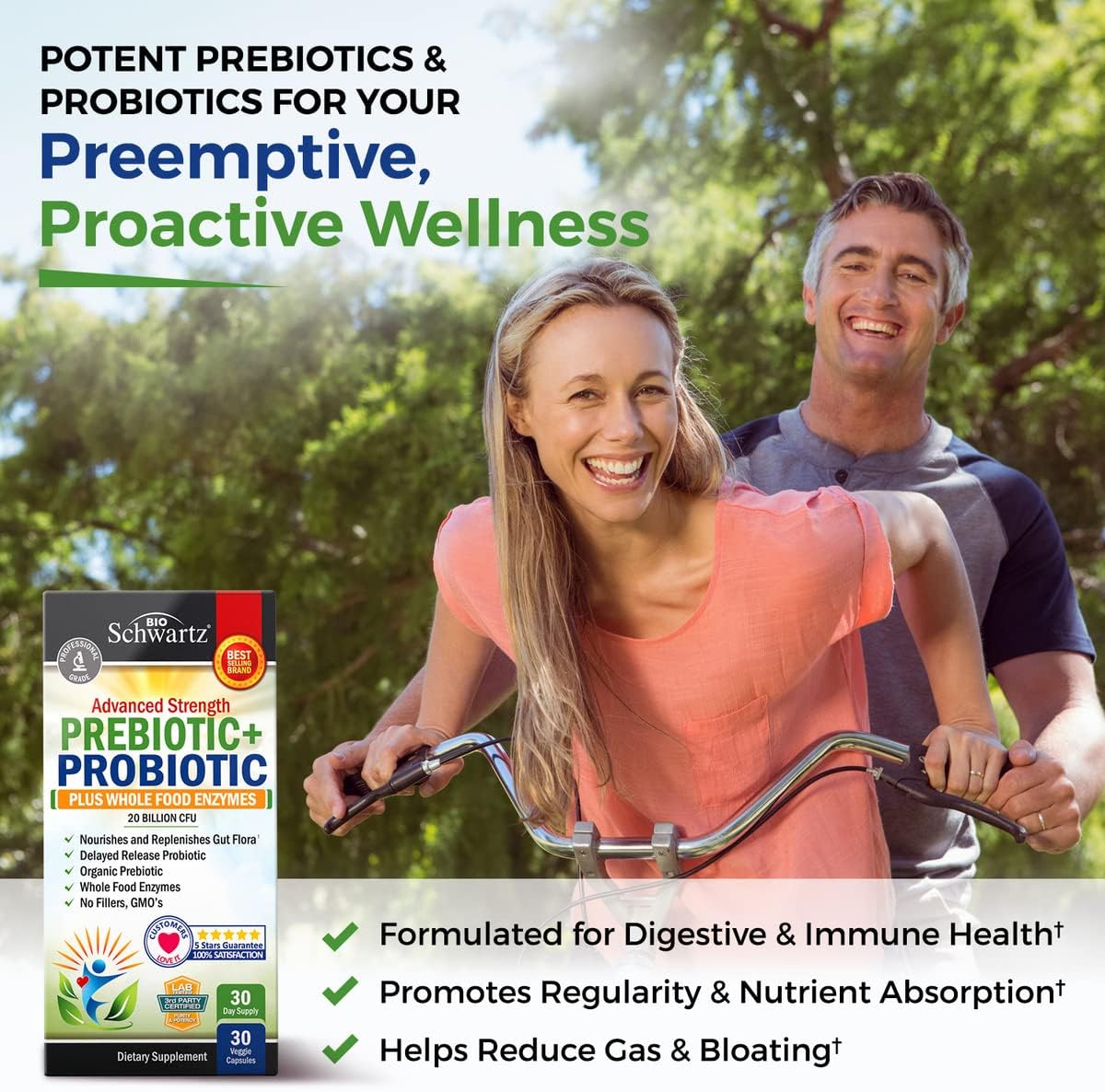 Suplementos Alimenticios probióticos con enzimas