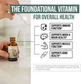 Plant-D3 Vitamina D3 Orgánica Max Fuerza 5000 IU - 1oz