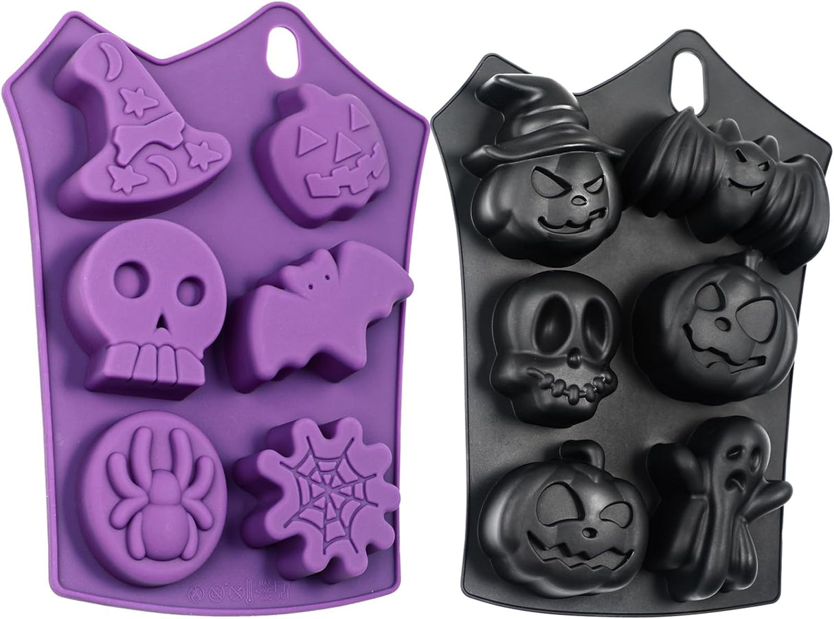 Moldes para Cake Pops Halloween Webake, Silicona, Pack de 2