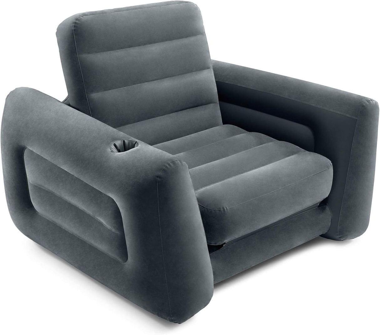 Silla Inflable Intex 66551EP con Porta Vaso y Superficie Suave
