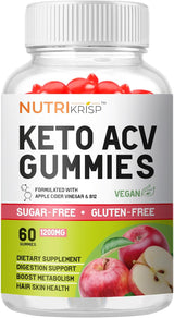 Gummies de ACV Keto - Pérdida de Peso, 1200MG, Sin Azúcar