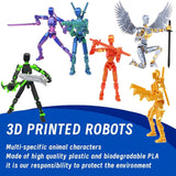 Conjunto de Figuras de Acción, Titan 13, 3D Impresas, T-13