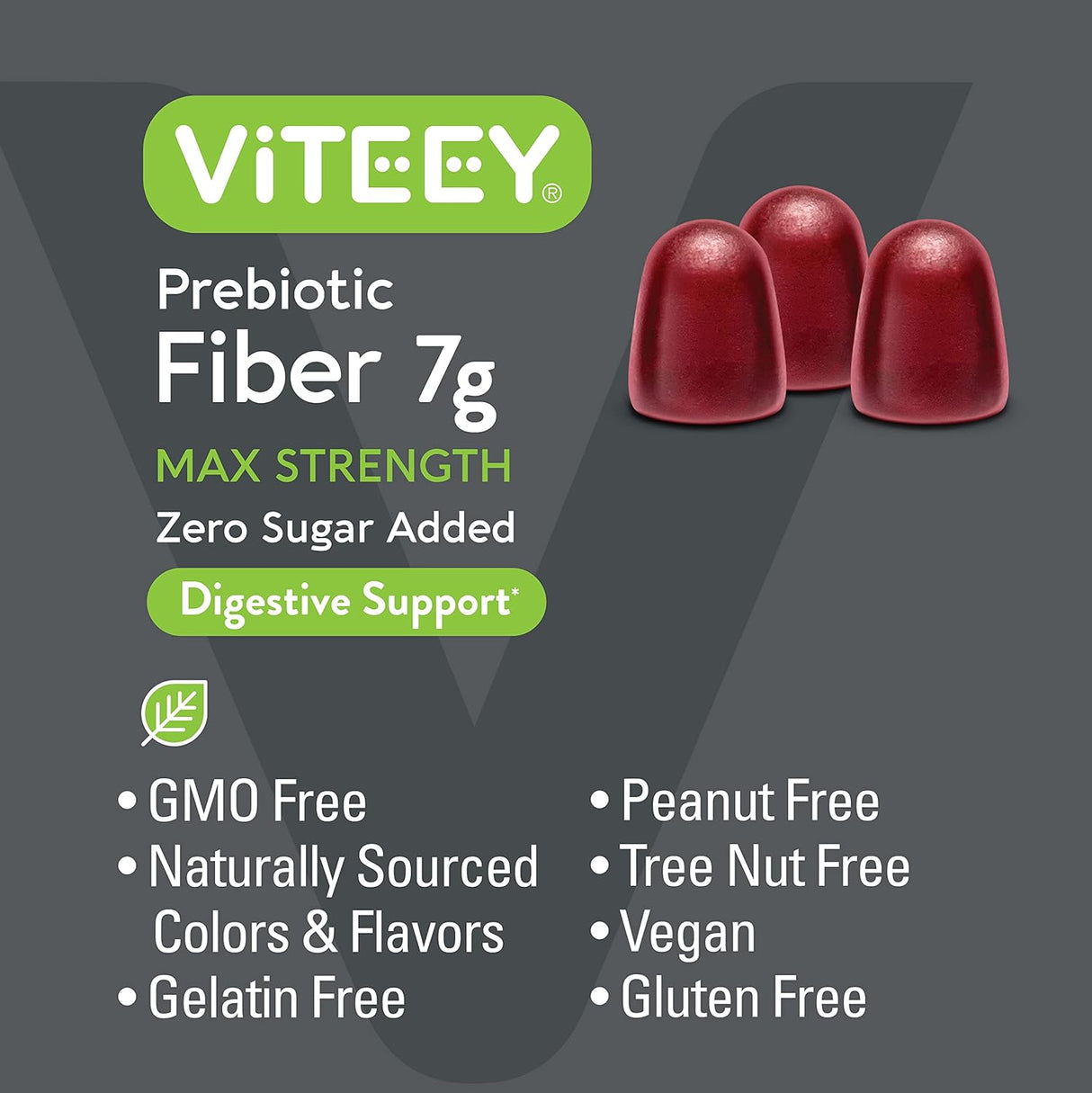 Suplementos de fibra prebiótica 7G extra fuerte Viteey