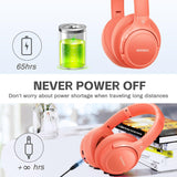 Auriculares Bluetooth Over Ear, BERIBES, 65H Autonomía, 6 EQ